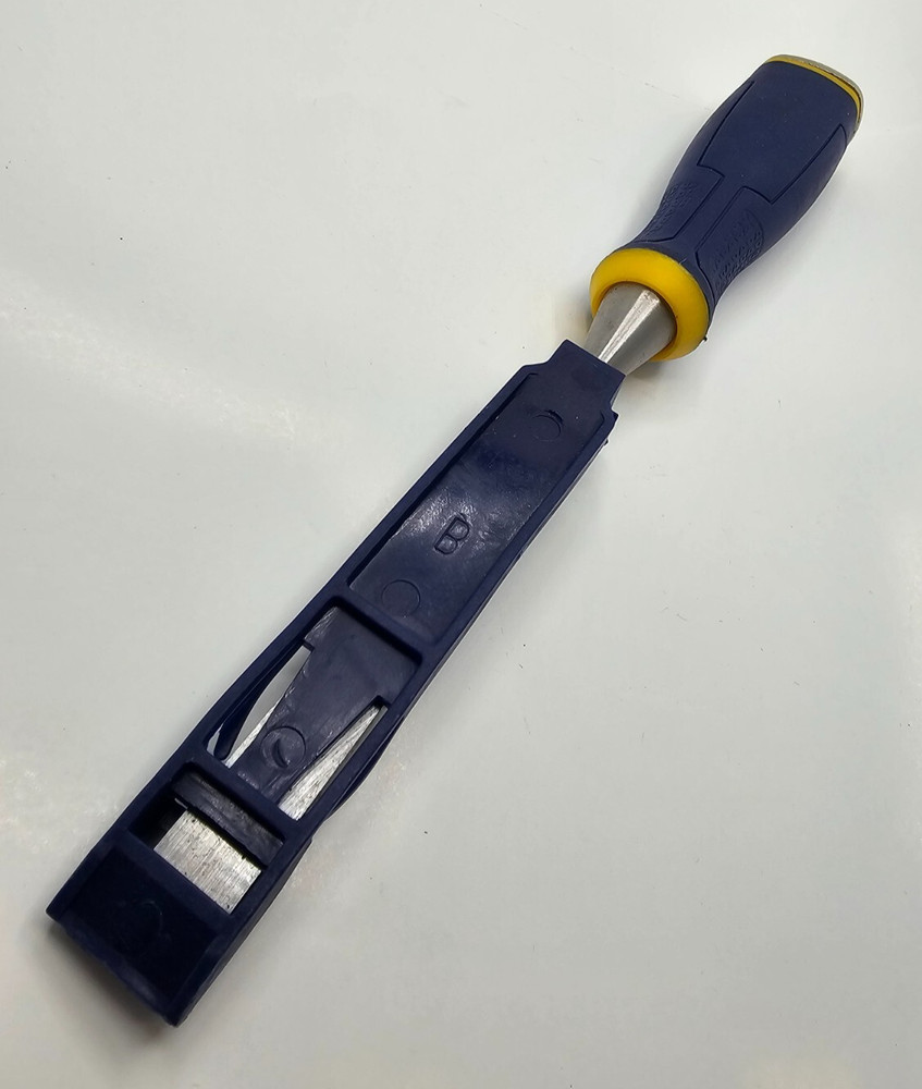 ( QTY 3 ) Irwin Marples 1/2" Precision Woodworking Chisel, Resin Handle 13mm