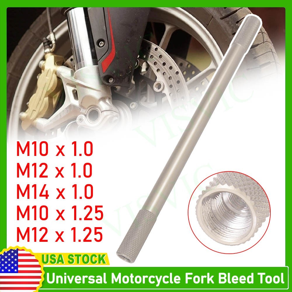 Universal Motorcycle Fork Bleed Tool, diy motorcycle suspension repair