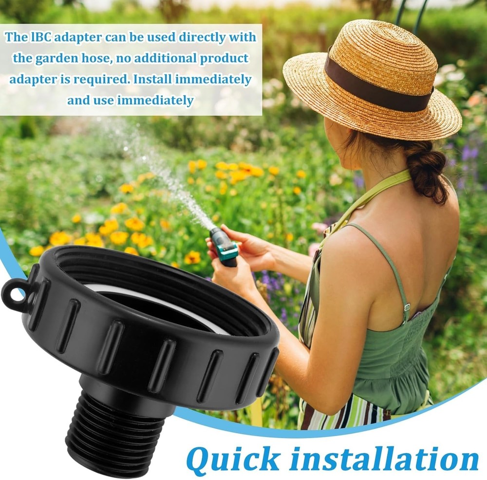 High-Quality IBC Drain Adapter for 250 Gallon – Fine Thread & Leakproof Design