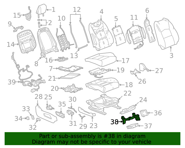 Genuine GM Mount Bracket 84514712