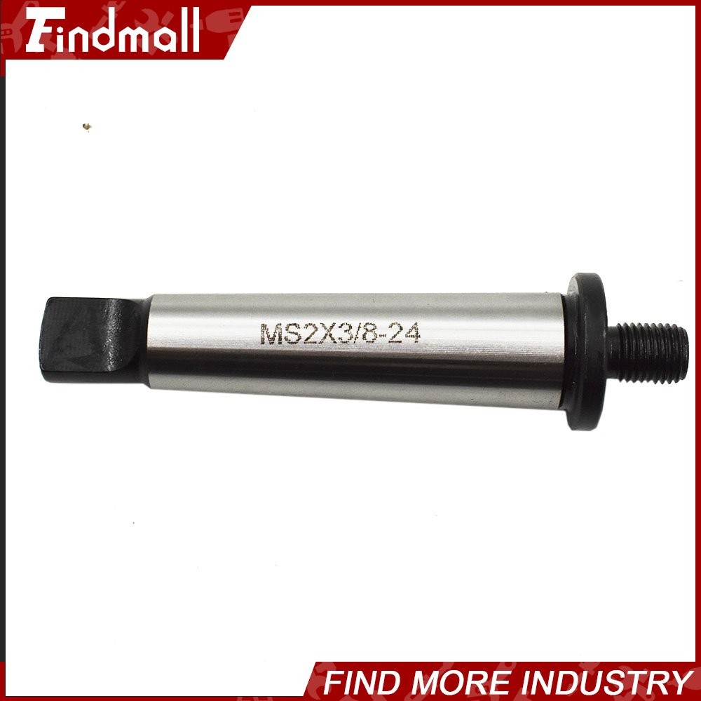Drill Chuck Arbor Morse Taper MT2 Adapter 2MT Shank To 3/8"-24 Threaded