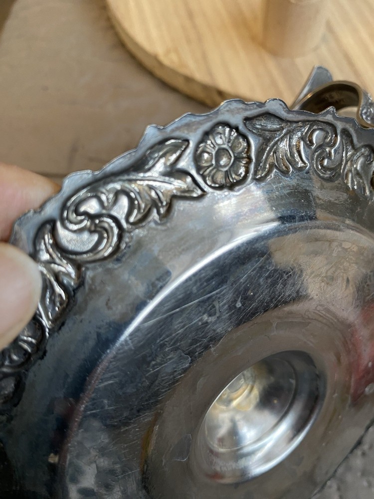 Vintage Silver Plated Candle Holder