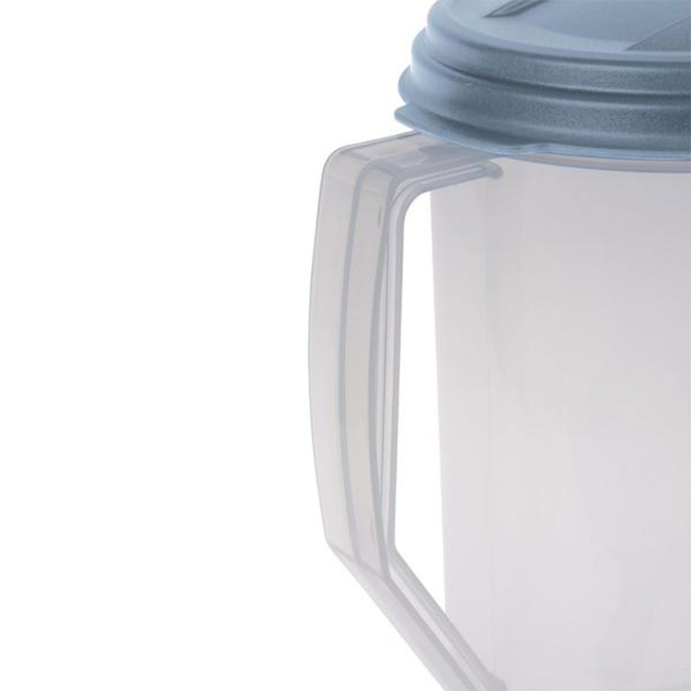 Sterilite 2-Quart Blue Plastic Hinged Pitcher, 18-Pack