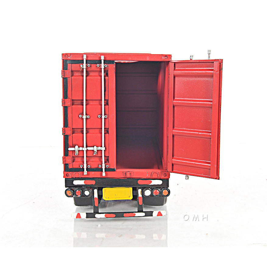 Rectangular Tissue Holder 10 Wheeler Box Container Truck 19.5" Scale Metal Model
