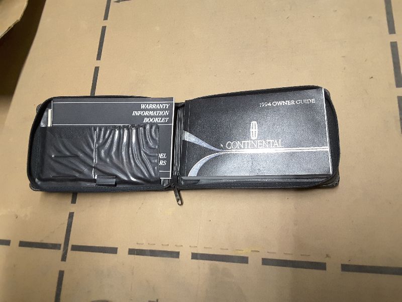 1994 CONT-LINC Owners Manual 42509