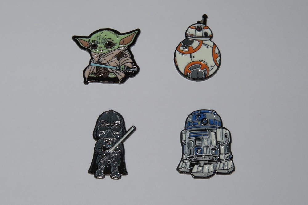 Star Wars Golf Ball Marker Set (4-Pack) – Includes Hat Clip