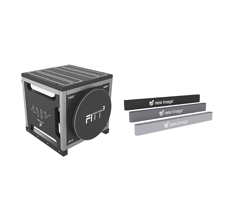 NEW IMAGE FITT CUBE TOTAL BODY WORKOUT HIGH INTENSITY INTERVAL TRAINING - GRAY