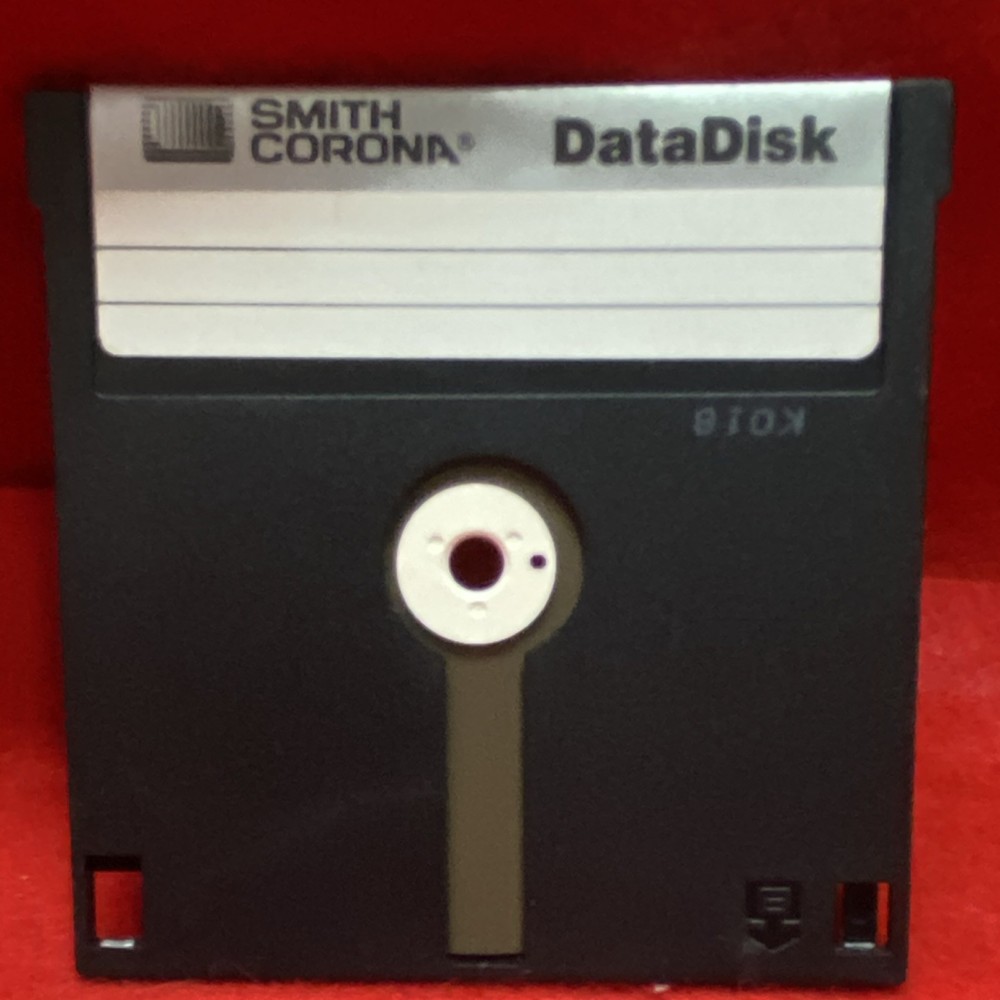 Smith Corona DataDisk 2 Sided Disk S61838 Sleeve Packaging