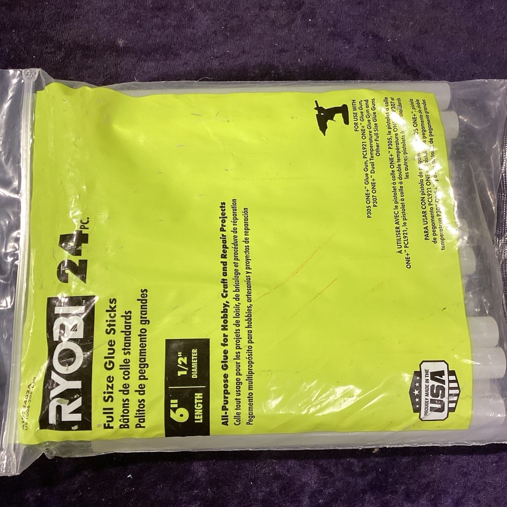 RYOBI Full Size Glue Sticks (24-Piece)-NEW!