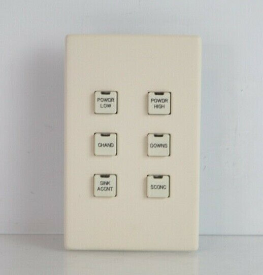 LiteTouch/ Savant 6 Button Keypad Dimmer (Light Almond) 246