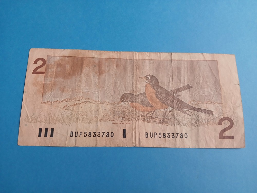 CANADA. Elizabeth II. 2 Dollars, 1986. Banknote