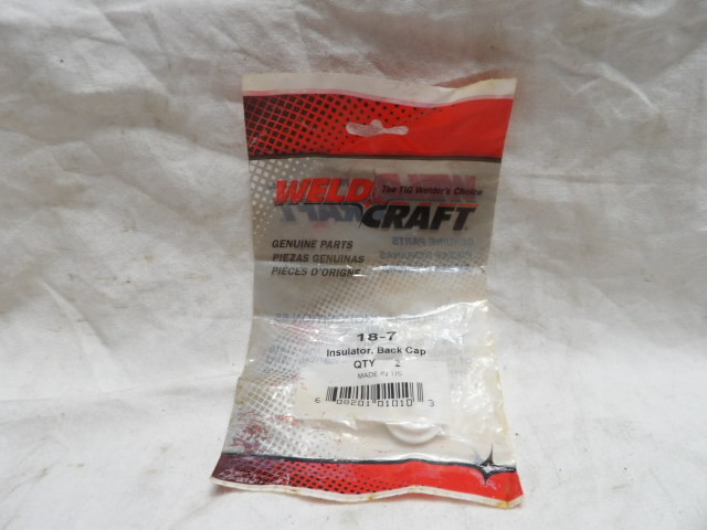 Weldcraft 18-7 Back Cap Insulator (package qty of 2)