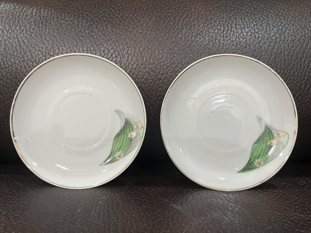 2 Japan Small Saucer Pre Owned