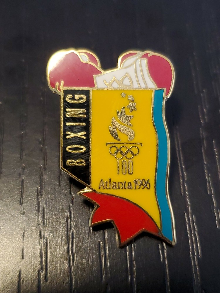 1996 Atlanta Pin Olympics boxing 100 gl