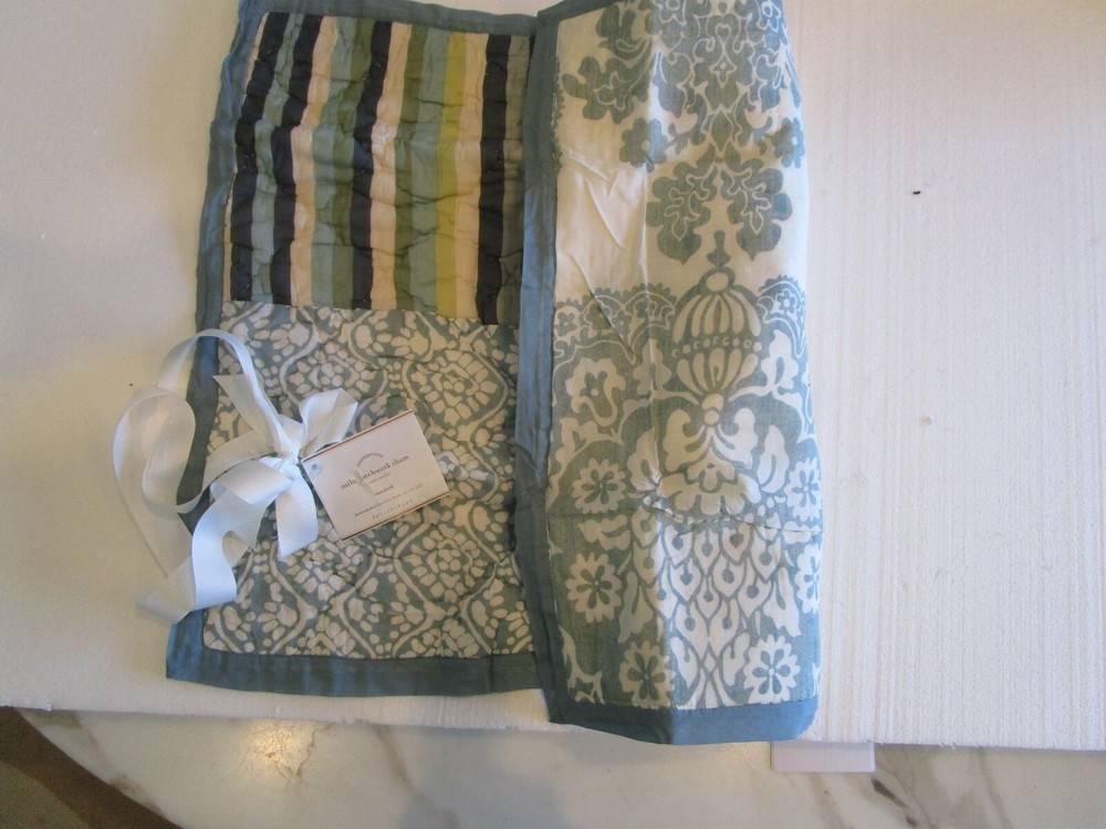 1 Pottery Barn Nilo Patchwork standard quilted sham New w tag