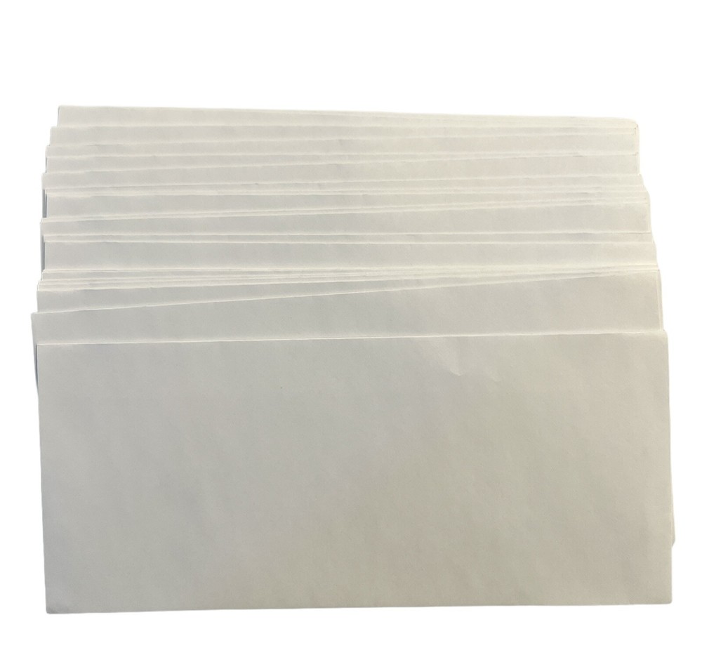 30 pcs White Security mailing Envelopes Self Seal 4 1/8” x 9 1/2” inches