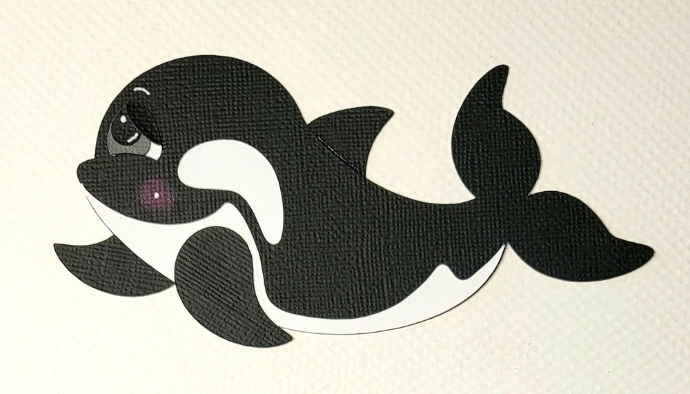 Little Orca. Scrapbook, Card Making Paper Piecing