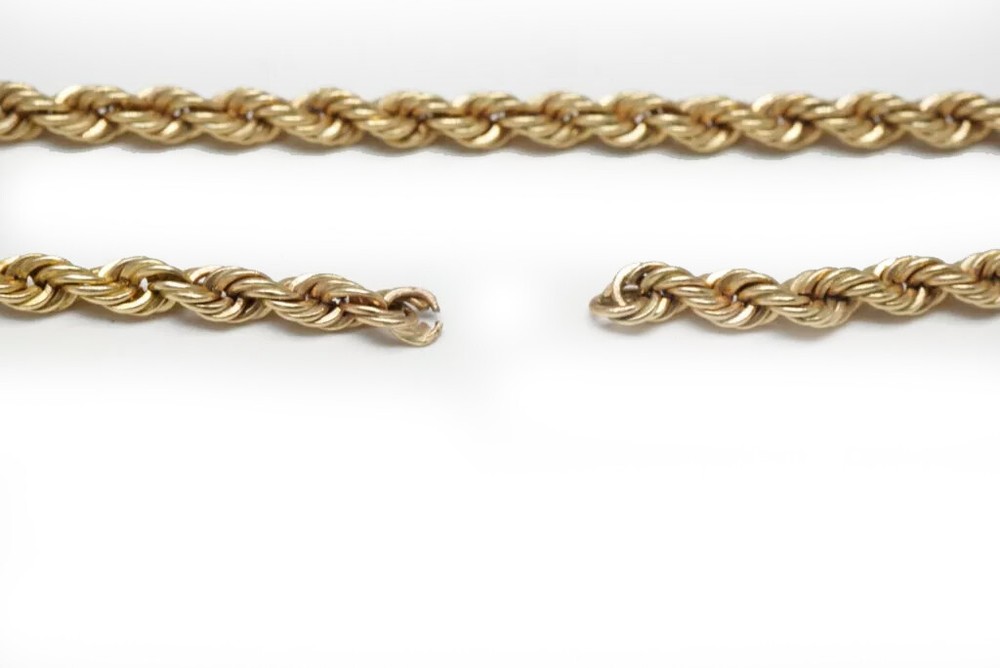 14k Yellow Gold Chain Repair Service