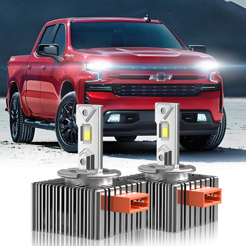 D5S LED Headlight Bulbs High-Low for chevy Silverado 1500 2016-2018 Replace HID