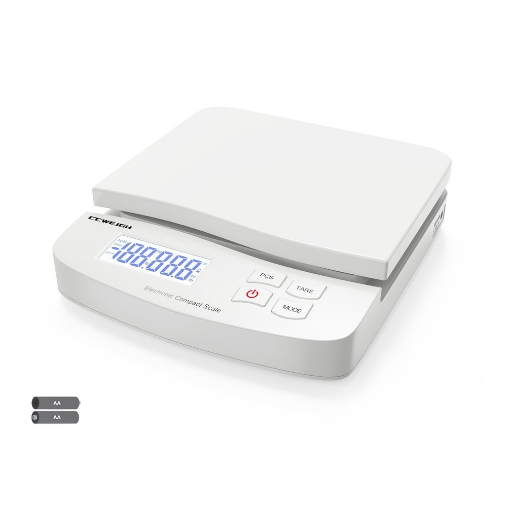 Digital Postal Scale 30kg 6 Units Conversion Large LCD Display for Packages