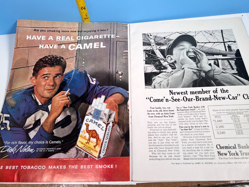 1961 World Series Program New York Yankees v Cincinnati Reds HIGH GRADE!!