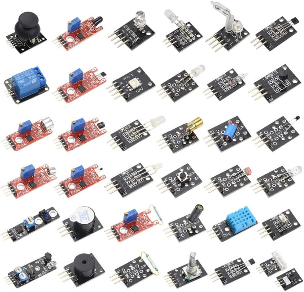 37 Sensor Assortment Kit for Arduino & Raspberry Pi
