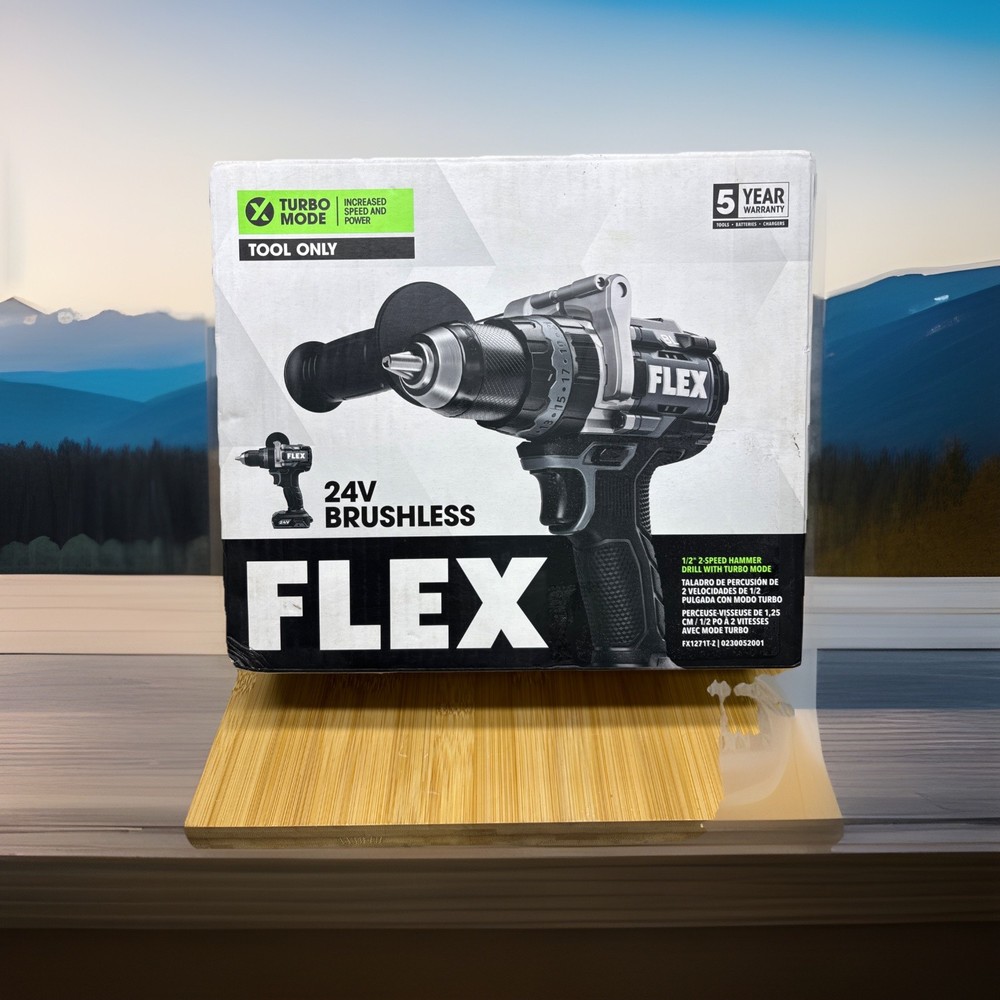 Flex FX1271T-Z 24V 1/2" 2-Speed Hammer Drill Driver with Turbo Mode (Bare Tool)