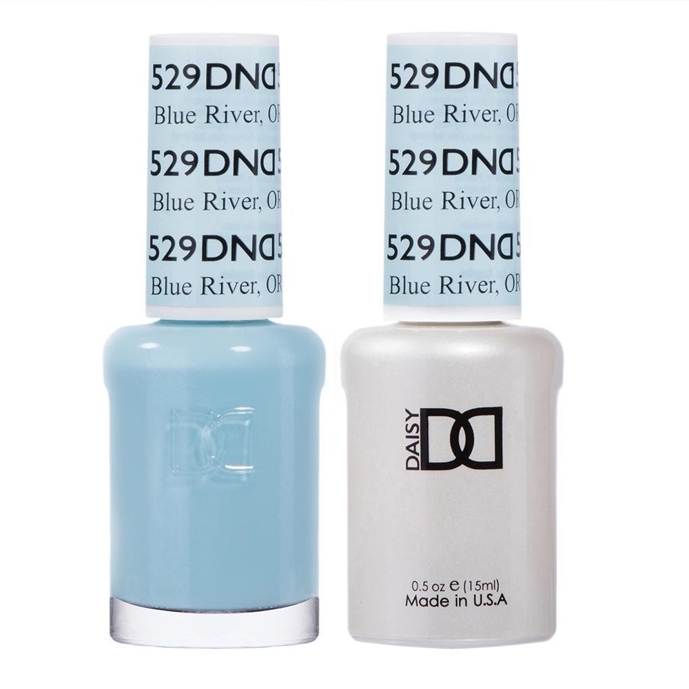 DND DUO Matching Gel & Lacquer #529 - Blue River
