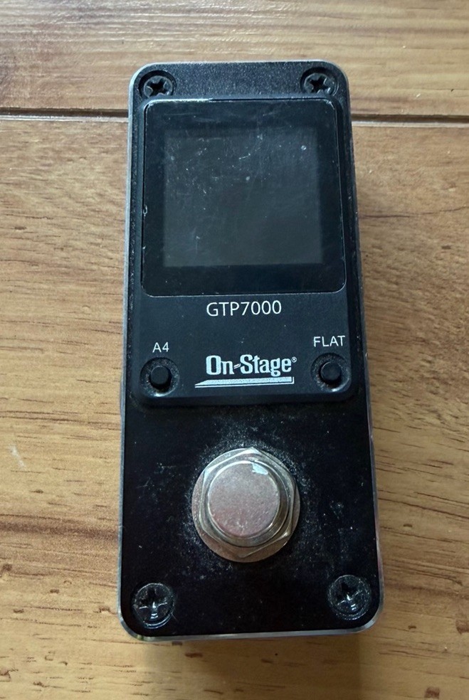 On-Stage Mini Pedal Tuner Black