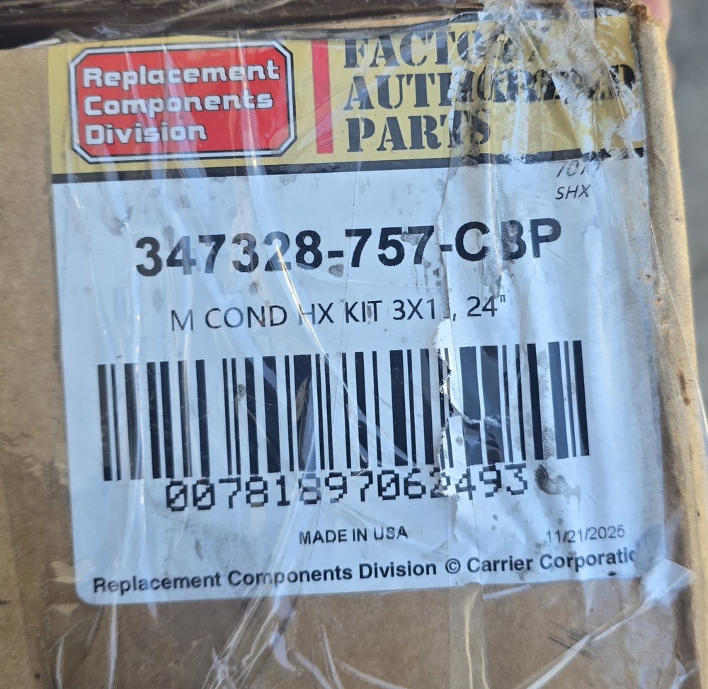 CARRIER 347328-754-CBP 1/2" Condensing Heat Exchanger Kit Copper NPT