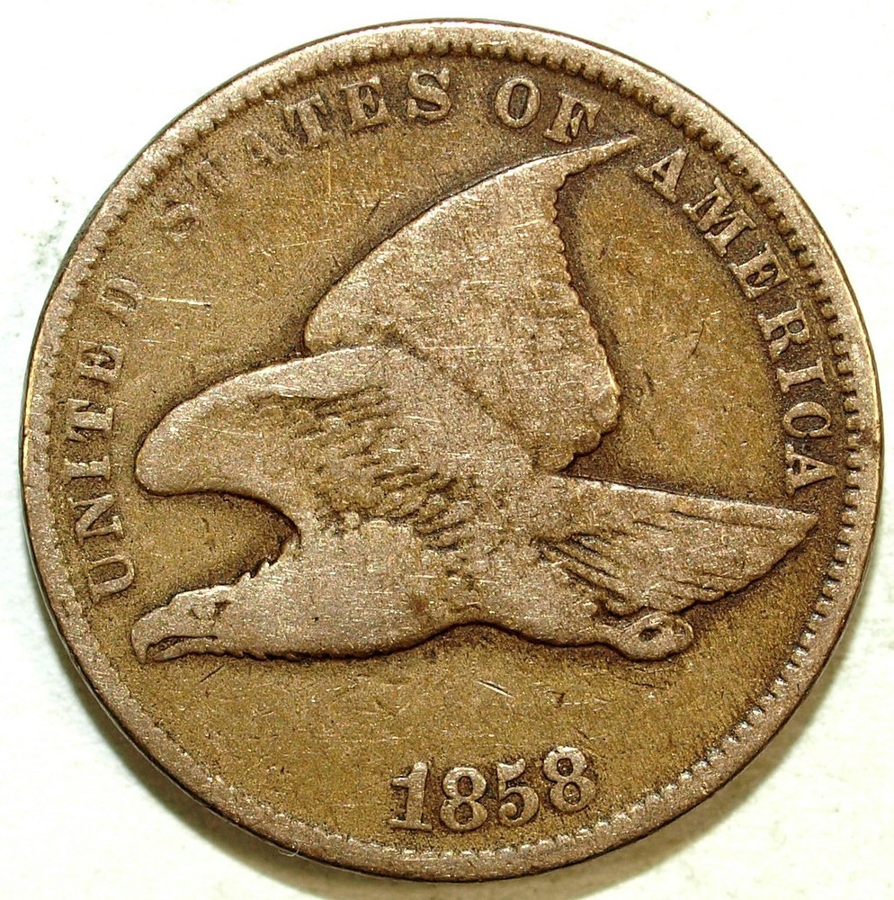 1858 Flying Eagle Circulated Cent ☆☆ Small Letters ☆☆ 314