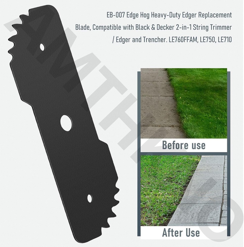 2-Pack EB-007 Edge Hog Heavy-Duty Edger Replacement Blades Compatible