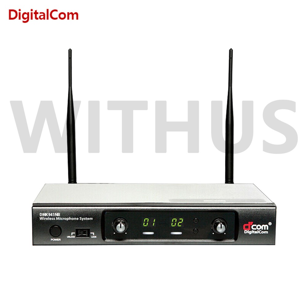 D'COM DMK941NB Wireless Karaoke Microphone System Transmitter+Receiver+Charger