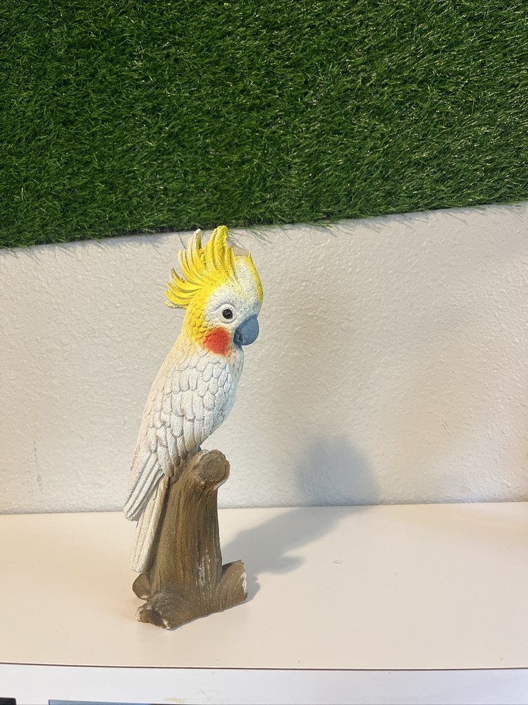 Vintage Crested Parrot Figurine