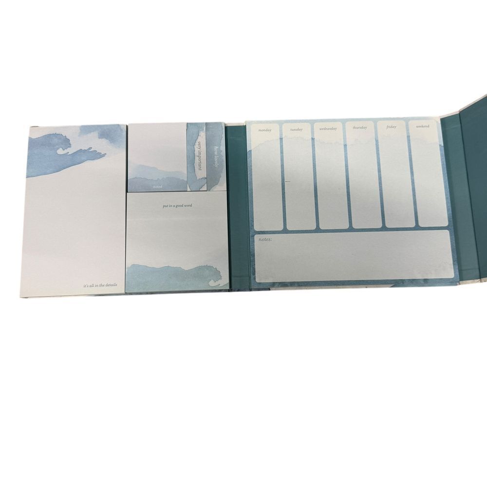 Paper Source Watercolor Weekly Planner Organizer with Inspirational Quote