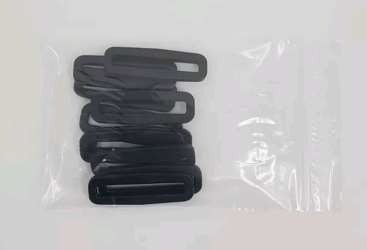 10 Pack 2 Inch (50mm) Loop Loc Fastex Black