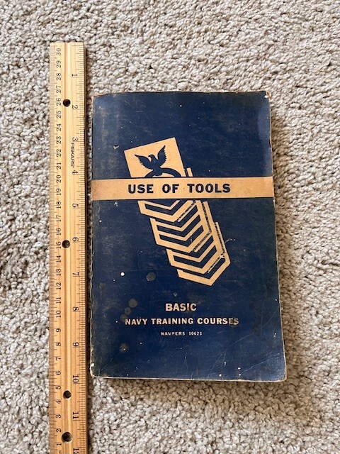 Navy Training Courses Use of Tools Aviation Manual 1945 WWII