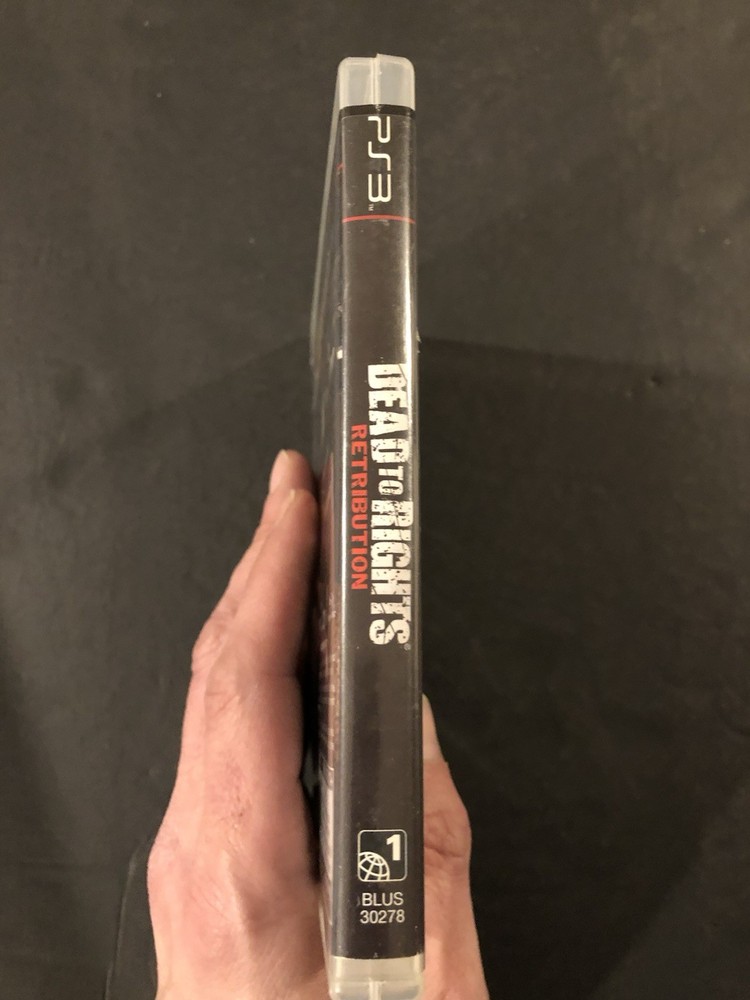 dead to rights retribution ps3 Case only