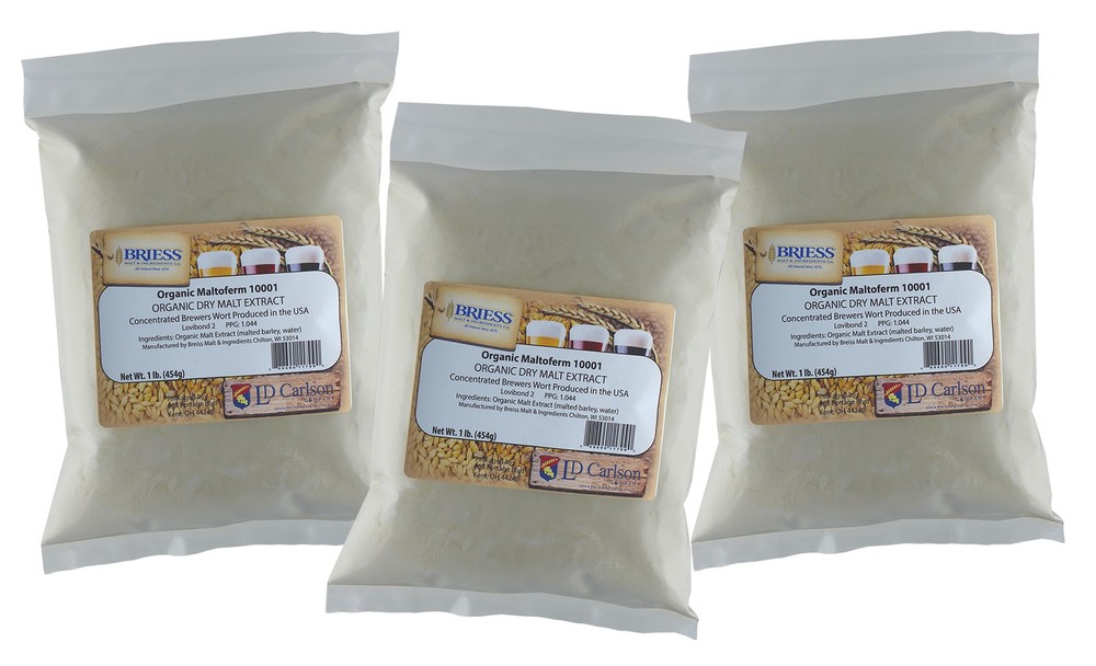 Organic Light DME-Maltoferm 10001-1Lb (Three Pack)