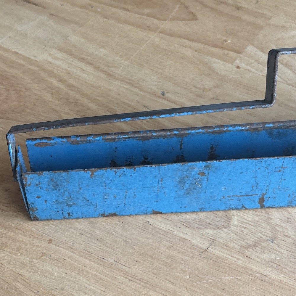 Matco Tools 12.5" Long Deep Socket Tray Holder Organizer Blue Vintage