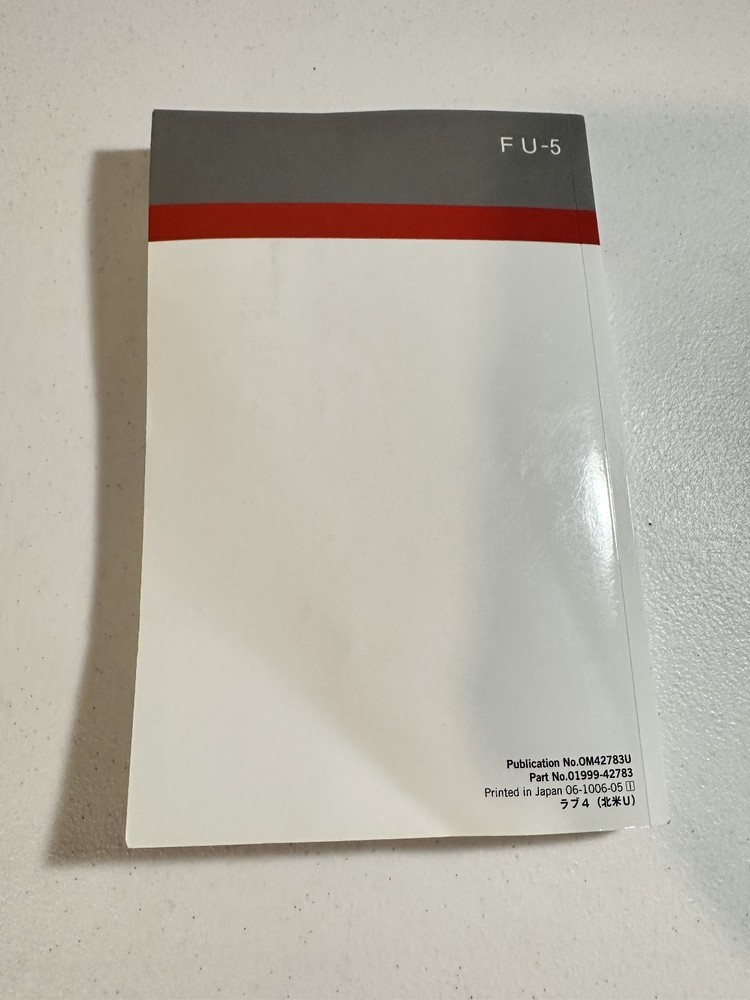 2010 Toyota Rav4 Owners Manual Set