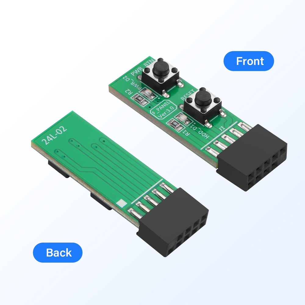 9Pin Reset/Power ON/Off Switch Board Adapter Test for Desktop PC Motherboard