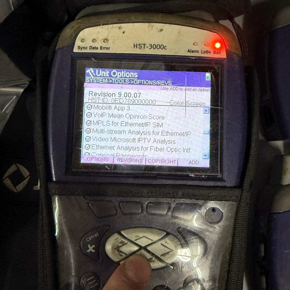 JDSU HST-3000c TDR Network Tester w/ 10 Modules & All Options