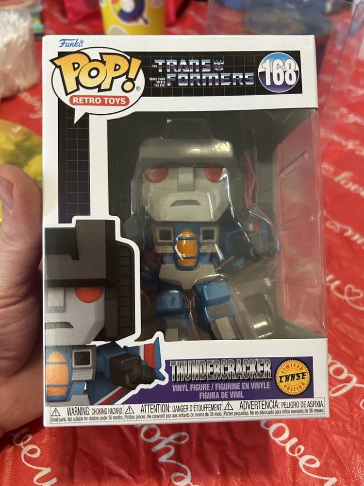 Funko POP! Transformers Thundercracker CHASE Retro Toys Figure 168 W/ Protector