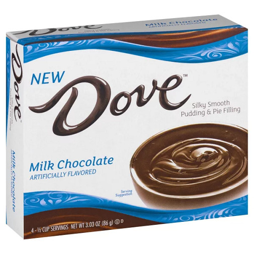 Dove Milk Chocolate Pudding & Pie Filling