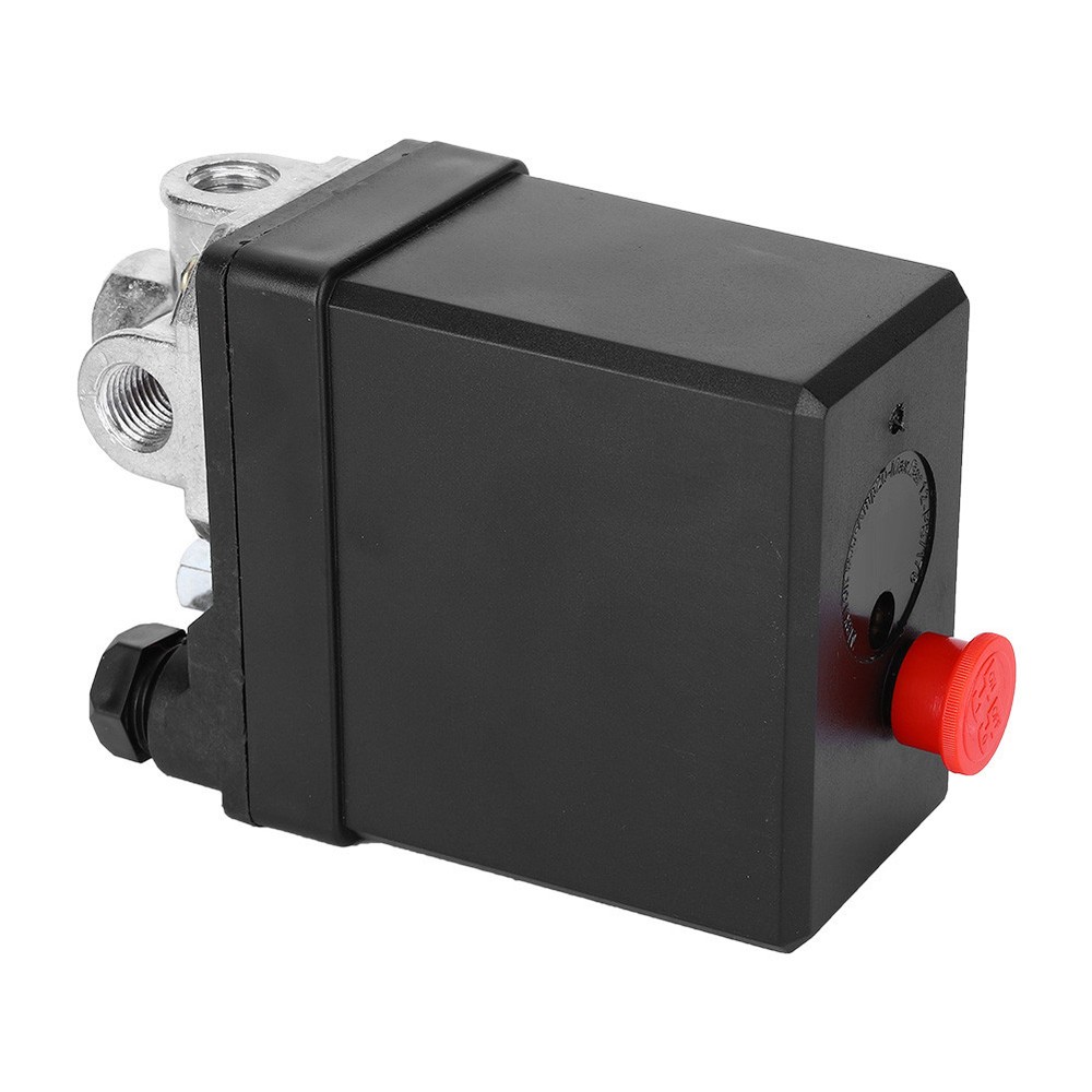 Air Pressure Automatic Switch Vertical 4-Way 380V 8KG G1/4in Thread Tool Part