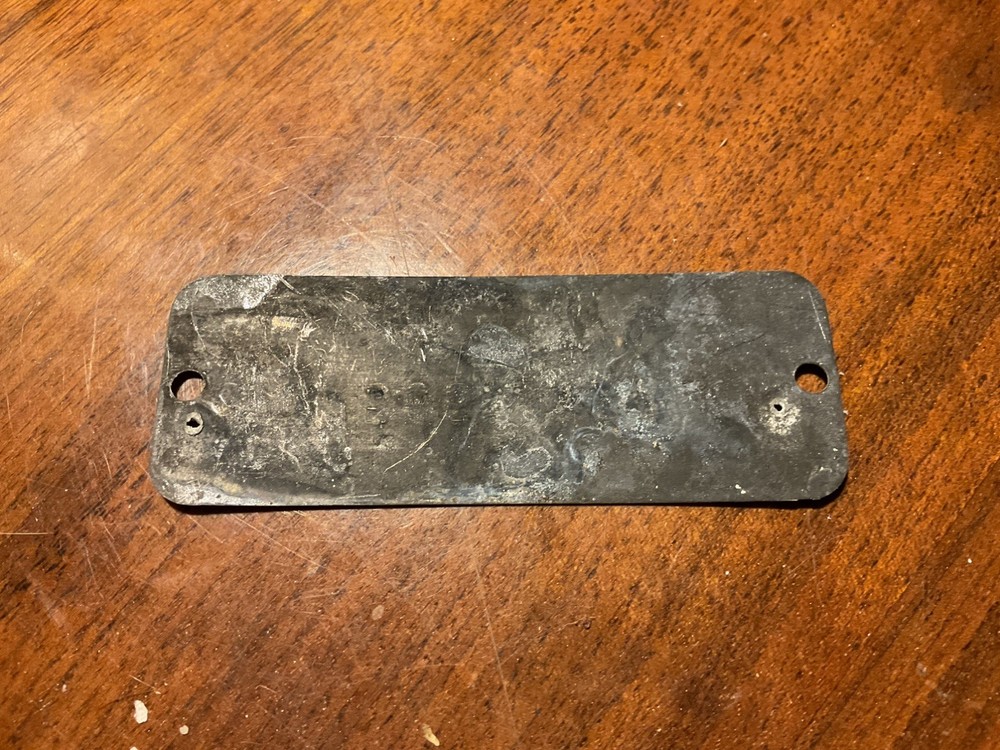 Sewing Machine Cabinet Sears Roebuck Identification Tag