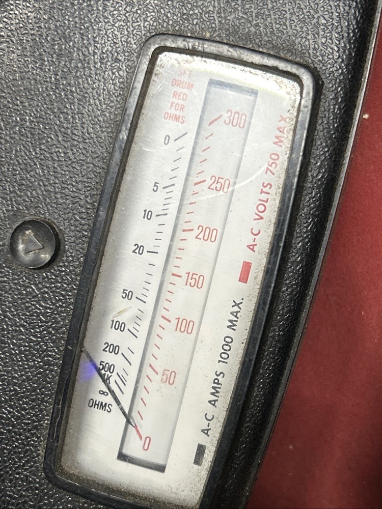 Vintage GE Voltmeter Meter Snapper 1000 942D