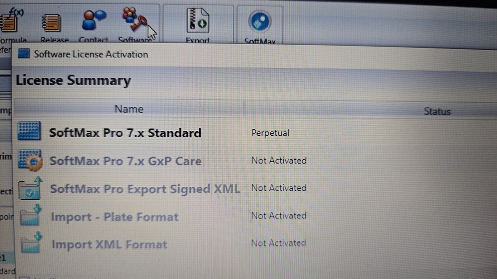 Molecular Devices Microplate readers SoftMax Pro 7.1.2 software Laptop