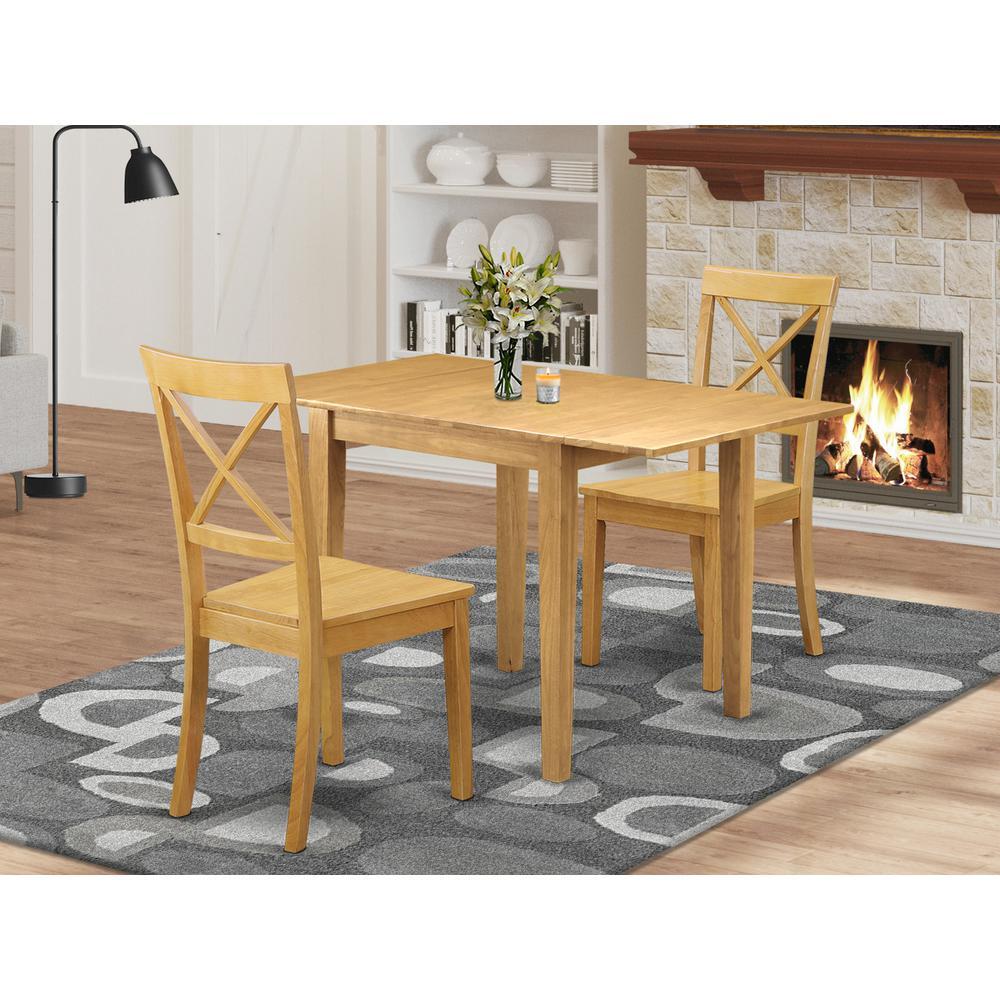 Dining Room Set Oak, NDBO3-OAK-W